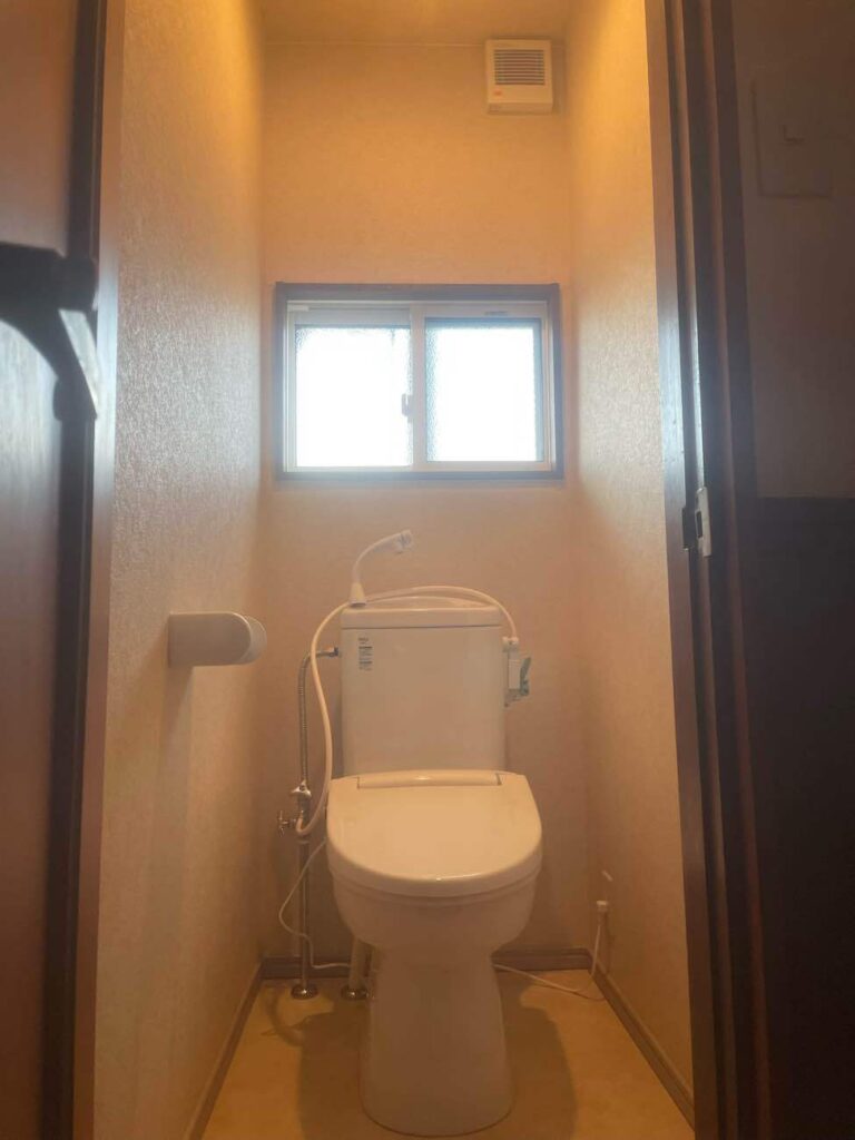 和式トイレから洋式トイレに！空間も広くなりました。