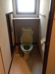 トイレリフォーム工事!