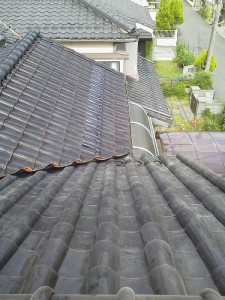 屋根リフォーム工事現場!