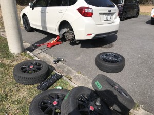 冬仕舞いの作業!