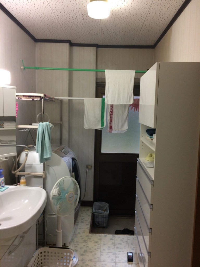 ユニットバス取替えと同時に間取りも変更 浴室洗面所リフォーム工事 リフォーム コバーン 東広島市 呉市周辺でリフォームするなら