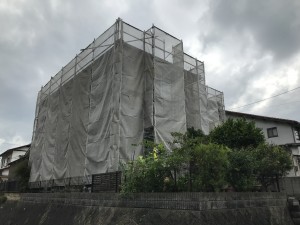 安芸郡熊野町 K様邸 外壁塗装工事