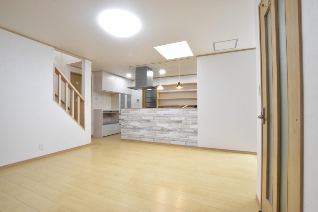 建物内部を全解体して間取り一新の大規模リフォーム!